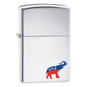 Bật lửa Zippo Republican Polished Chrome