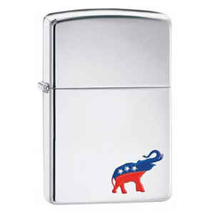 Bật lửa Zippo Republican Polished Chrome