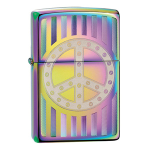 Bật lửa Zippo Rivet Peace Sign Spectrum