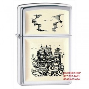 Bật lửa Zippo Scrimshaw Ship