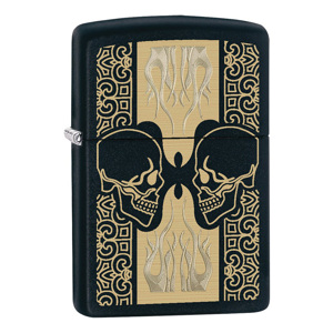 Bật lửa Zippo Skulls Black Matte