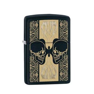 Bật lửa Zippo Skulls Black Matte