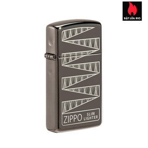 Bật lửa Zippo Slim Black Ice