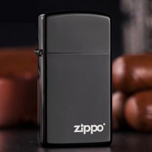 Bật lửa Zippo Slim Ebony with Zippo Logo