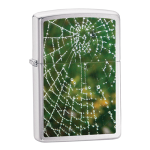 Bật lửa Zippo Spider Web Rain Drops