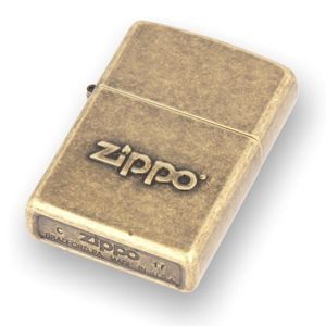 Bật lửa Zippo Stamp Antique Brass