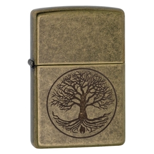 Bật lửa Zippo Tree of Life Antique Brass