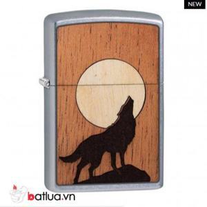 Bật Lửa Zippo WOODCHUCK USA Howling Wolf