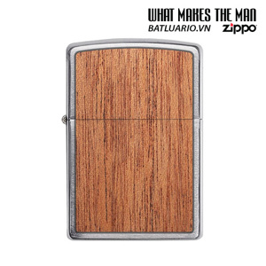 Bật Lửa Zippo WOODCHUCK USA Mahogany 49038