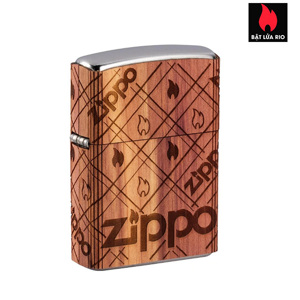 Bật Lửa Zippo WOODCHUCK USA Zippo Cedar Wrap