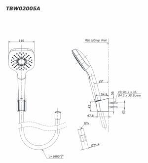 Bát sen mạ Toto TBW02005A