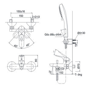 Bát sen massage ToTo TTSR105EMF