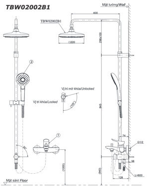 Bát sen Toto TBW01010A