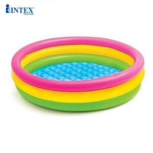 Bể bơi phao 3 tầng cầu vòng Intex 57412