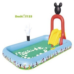 Bể bơi phao Bestway 91016 - liên hoàn trượt Mickey