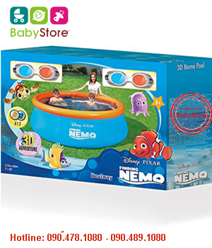 Bể phao tròn cá vàng Nemo hình 3D 91107