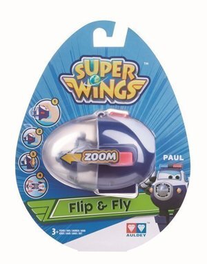 Bệ phóng quả trứng Super Wings - Mô hình cánh sát Paul