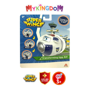 Bệ phóng quả trứng Super Wings - Mô hình cánh sát Paul