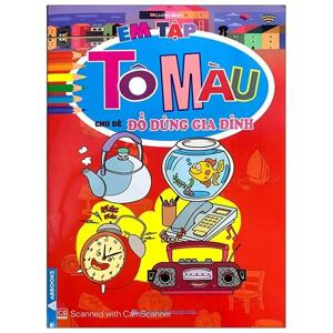 Bé Tập Tô Màu - Đồ Dùng Gia Đình