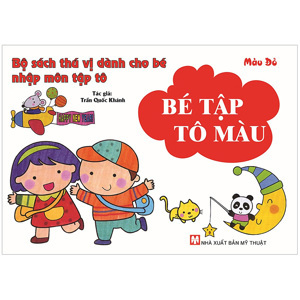 Bé Tập Tô Màu (Màu Đỏ)