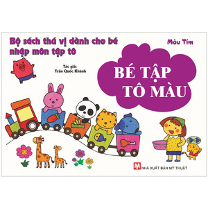 Bé Tập Tô Màu (Màu Tím)