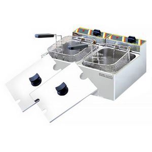 Bếp chiên nhúng điện đôi Berjaya DF23D