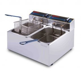 Bếp chiên nhúng điện đôi Berjaya DF11D