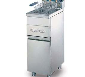 Bếp chiên nhúng đôi dùng gas có chân đứng GDFE2BFS-17