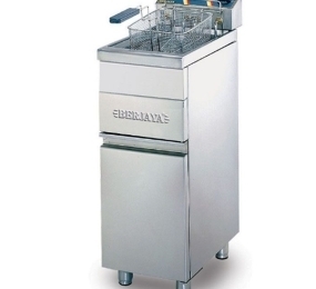 Bếp chiên nhúng đôi dùng gas có chân đứng GDFE2BFS-17