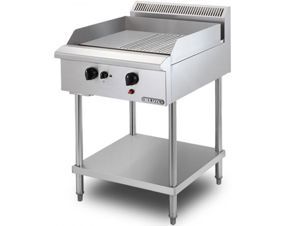 Bếp chiên rán phẳng nửa vân dùng gas GG2BHRFS-17