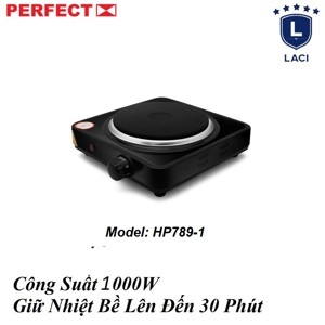 Bếp điện dương 2 vùng nấu Perfect PF-HP789