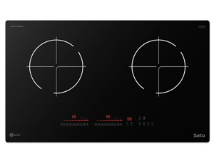 Bếp điện từ âm 2 vùng nấu Sato IH686Plus