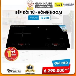Bếp điện từ đôi Asanzo IS-2TH