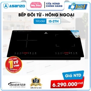 Bếp điện từ đôi Asanzo IS-2TH