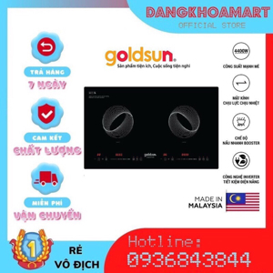 Bếp điện từ đôi Goldsun GDI7460