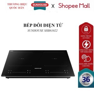 Bếp từ đôi Sunhouse SHB81022