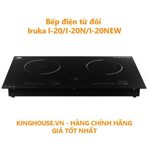 Bếp từ hồng ngoại âm 2 vùng nấu Iruka I-20N