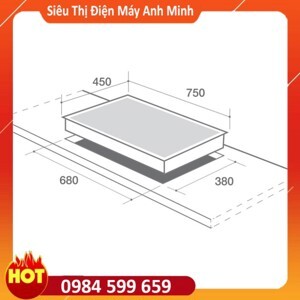 Bếp ga âm Latino LT 732