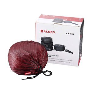 Bếp ga mini kèm bộ nồi dã ngoại Alocs CW-C05