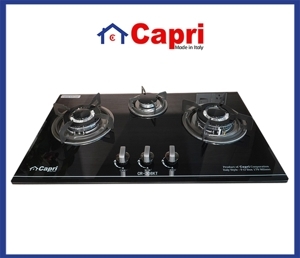 Bếp gas âm kính 3 lò Capri CR-308KT