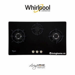 Bếp gas âm kính cường lực Whirlpool AKC930C/BLV