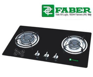 Bếp gas âm Faber FB202GST (FB-202GST) - Bếp đôi