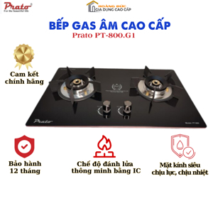 Bếp gas âm Prato PT-800.G1