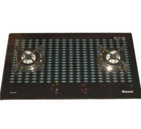 Bếp gas âm Rinnai RVB-2GSD(RB)