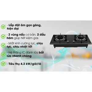 Bếp gas âm Sakura SG-2568GB