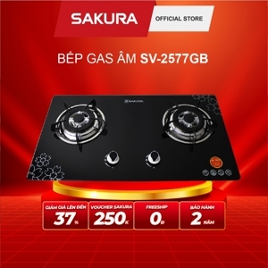 Bếp gas âm Sakura SV-2577GB