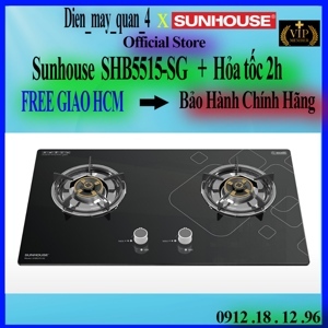 Bếp gas âm Sunhouse SHB5515-SG