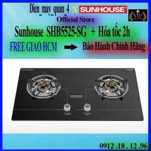 Bếp gas âm Sunhouse SHB5525-SG