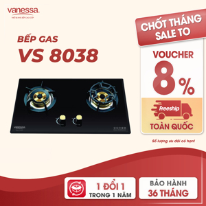 Bếp gas âm Vanessa VS8038