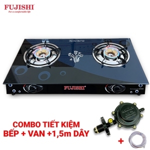 Bếp gas chén đồng kính cường lực FUJISHI FM-H10-D